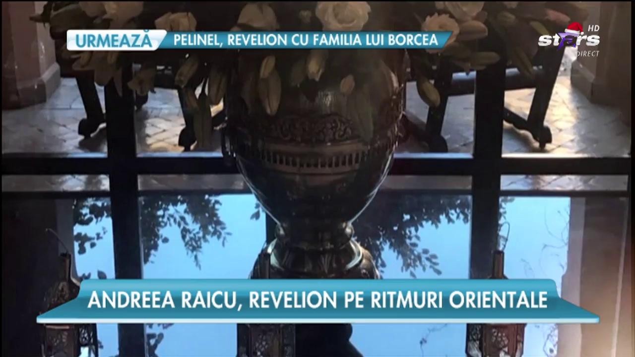 Andreea Raicu a petrecut noaptea dintre ani pe ritmuri orientale