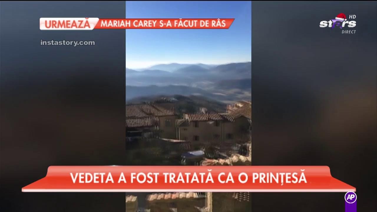Catrinel Menghia, tratată ca o prinţesă de Revelion