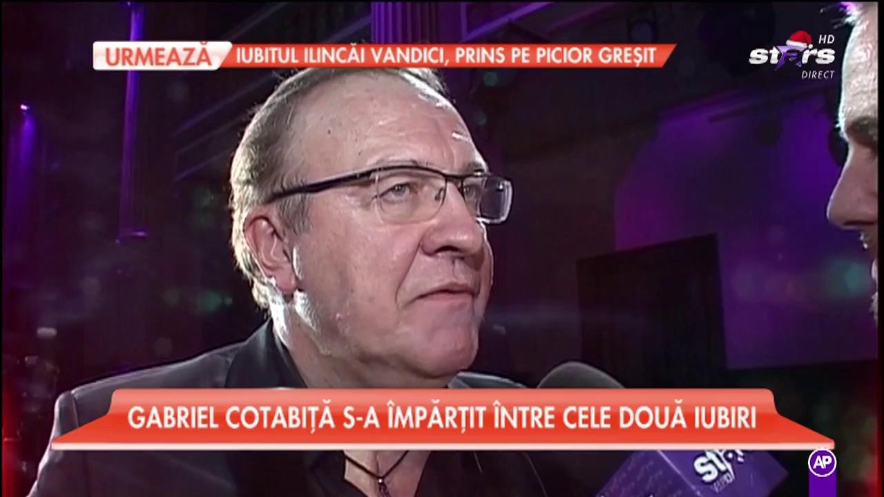 Gabriel Cotabiță a c&acirc;ntat la trei revelioane