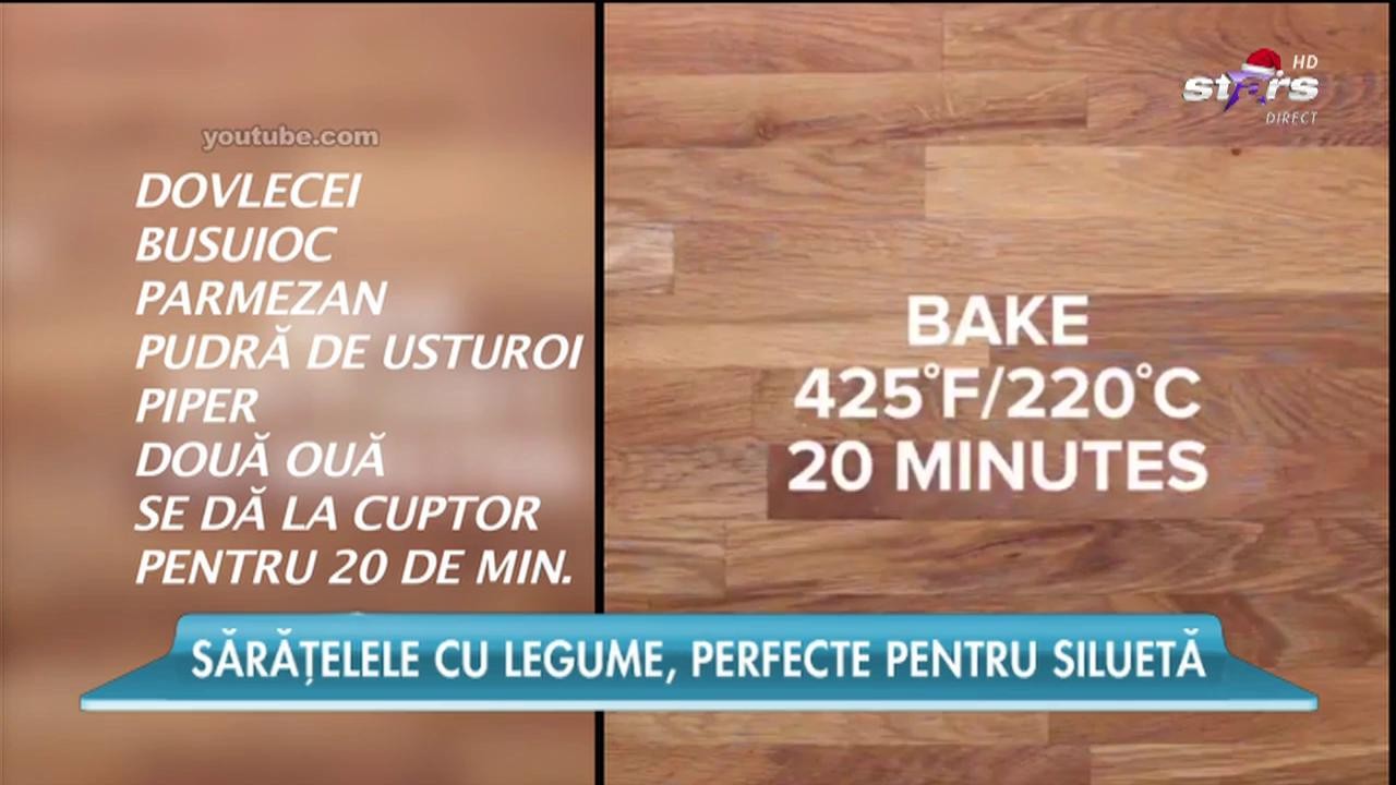Sărățelele din legume, perfecte pentru siluetă