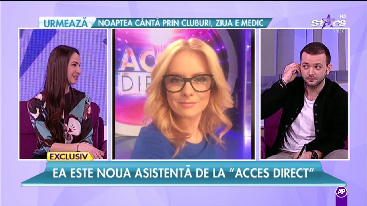 Simona Gherghe are colegă nouă. Ea este noua asistentă de la &rdquo;Acces Direct&rdquo;!