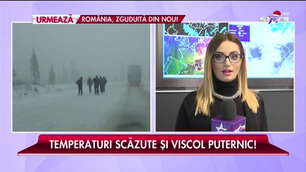 Fenomene extreme &icirc;n Rom&acirc;nia! Meteorologii anunță cod portocaliu de ninsori abundente și v&acirc;nt
