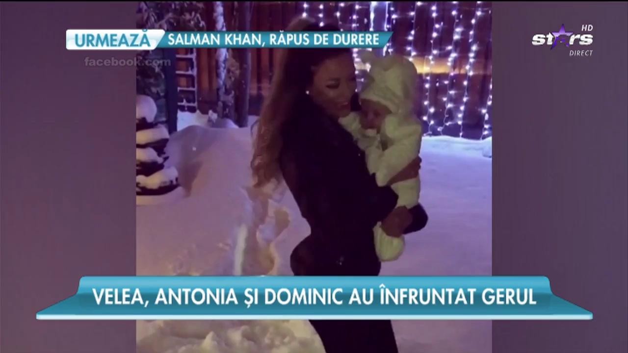 Vedetele și-au scos copiii la joacă &icirc;n zăpadă