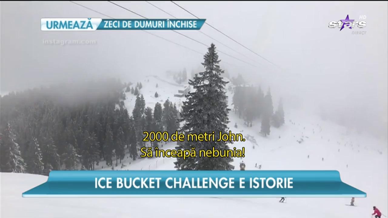 Ice Bucket e istorie. Dorian Popa s-a distrat de minune