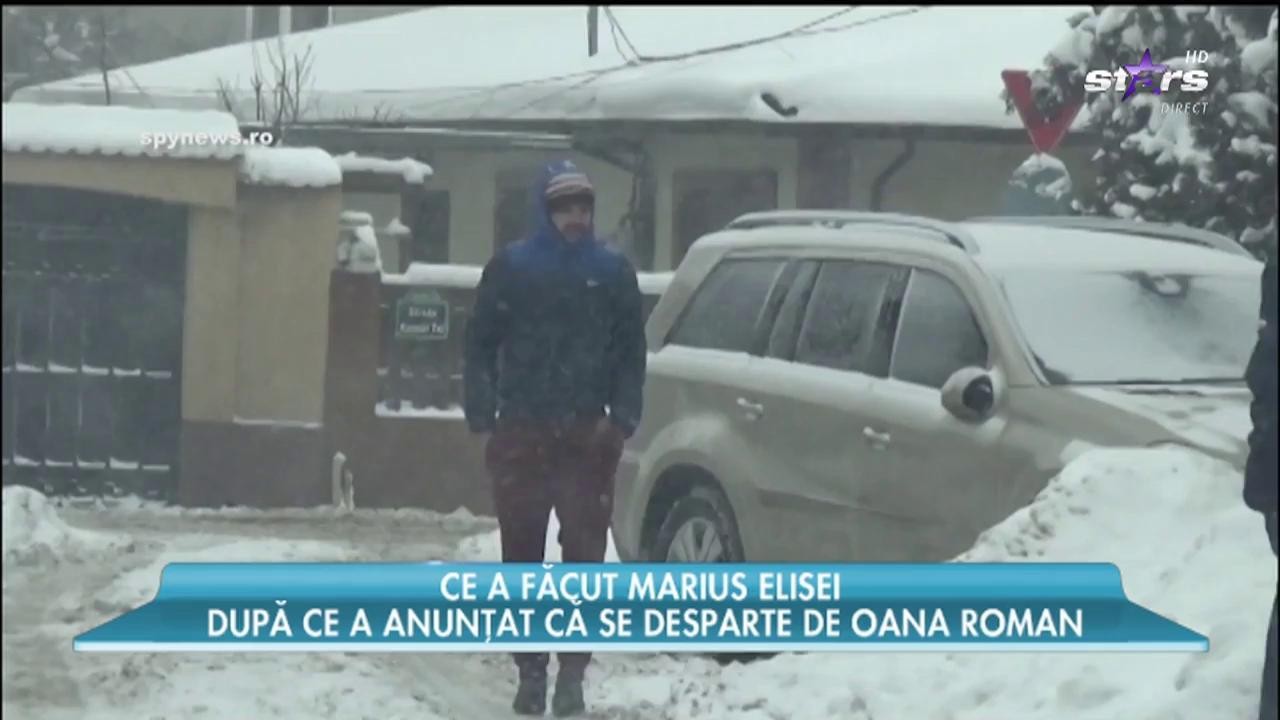 Primele imagini cu Marius Elisei după ce a anunțat că se desparte de Oana Roman