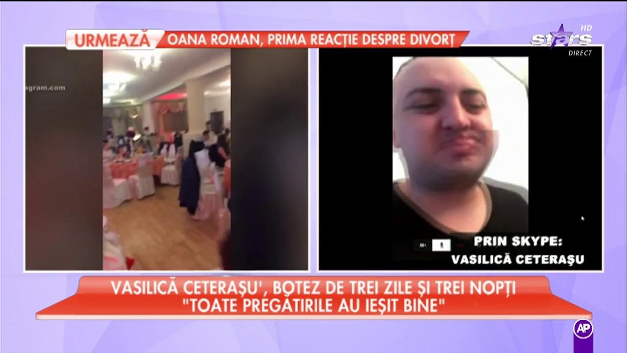 Vasilică Ceteraşu botez de trei zile și trei nopți