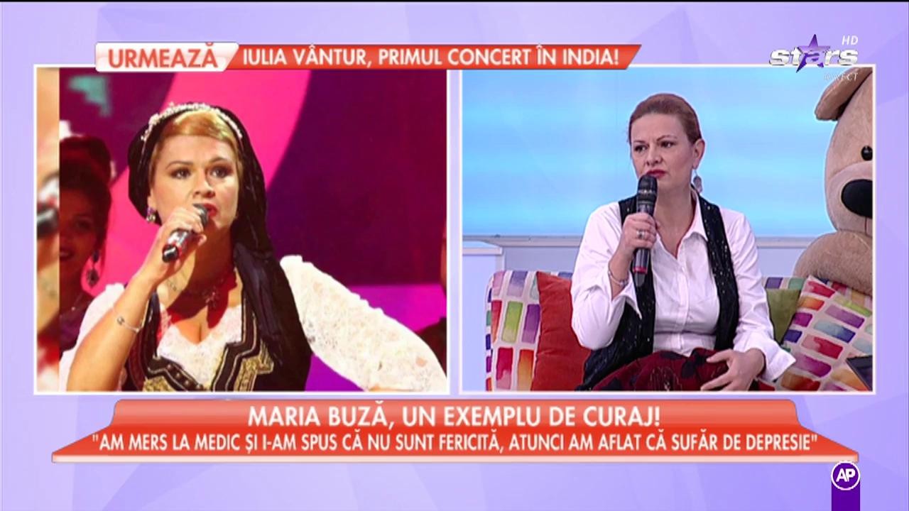 Maria Buză s-a confruntat cu o depresie puternică