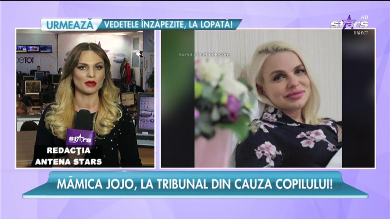 Jojo, chemată de urgenţă &icirc;n tribunal din cauza copilului