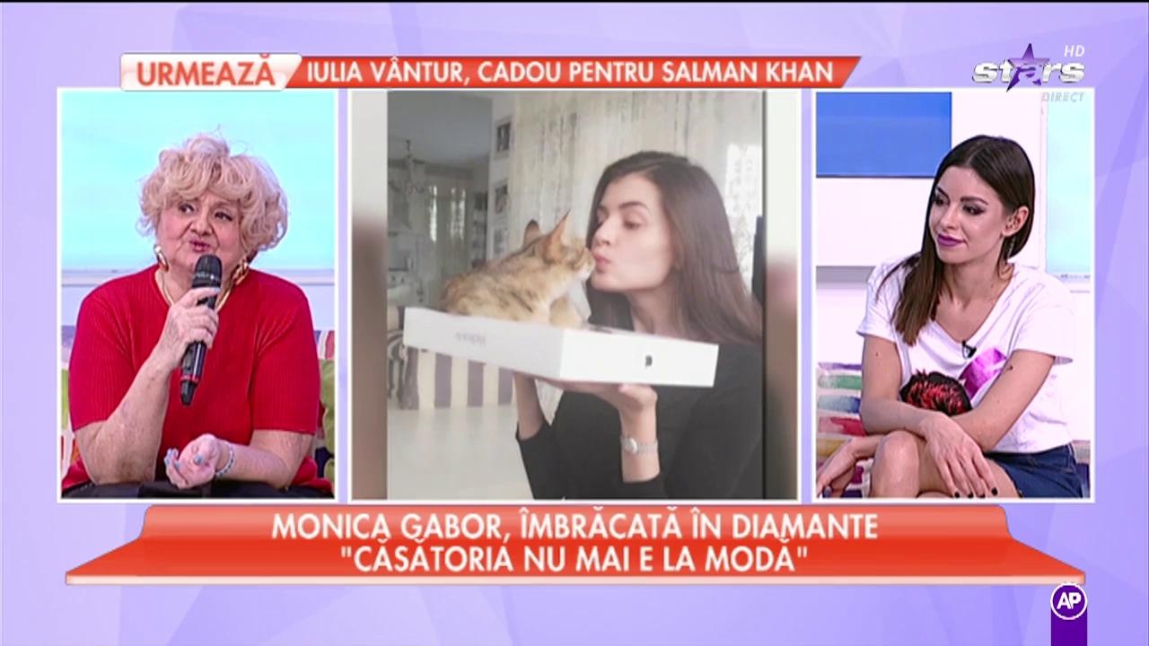 Monica Gabor, &icirc;mbrăcată &icirc;n diamante