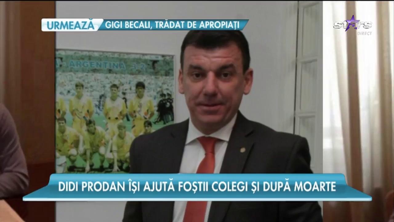 Didi Prodan &icirc;şi ajută foştii colegi şi după moarte!