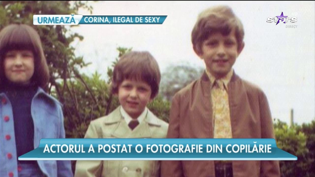 Gerard Butler, cuprins de nostalgie! Actorul a postat o fotografie cu el de pe vremea c&acirc;nd era copil