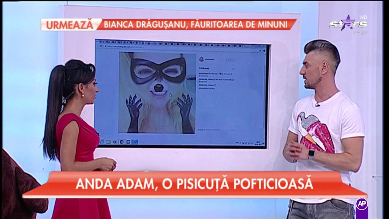 Anda Adam, o pisicuţă pofticioasă!