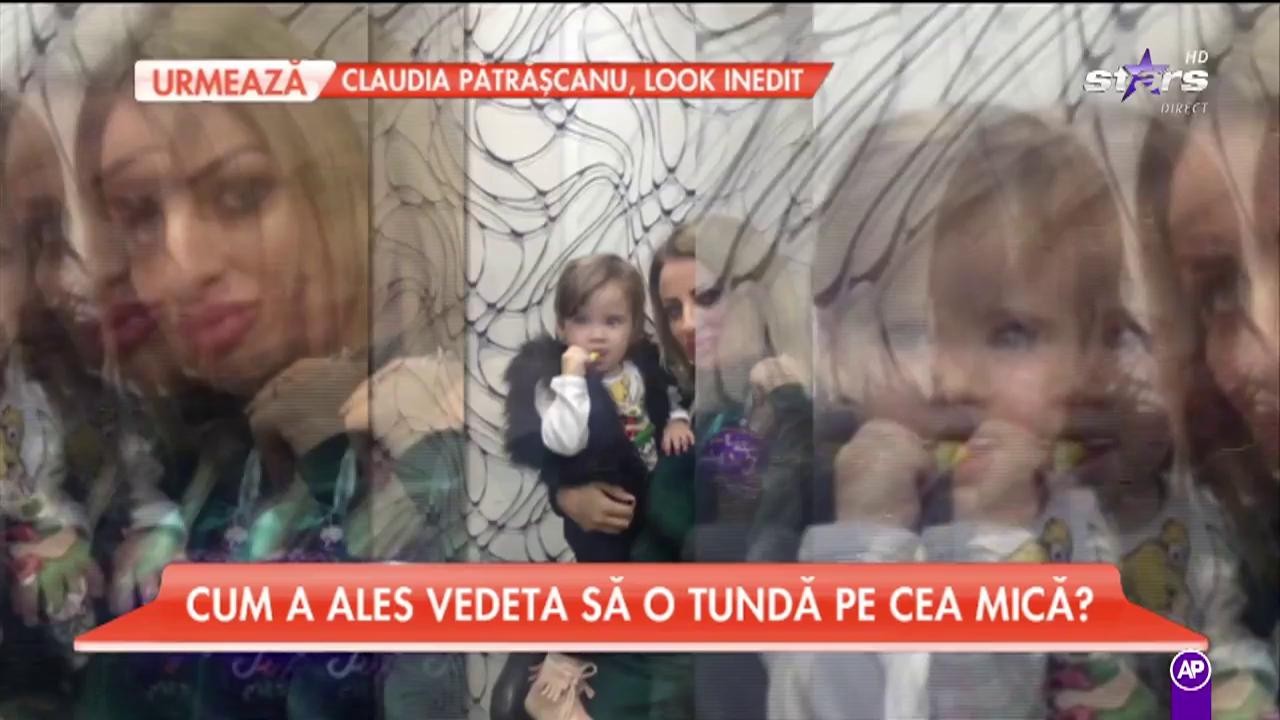 S&acirc;nziana Buruiană şi-a dus pe fetiţa la salon! Prima tunsoare pentru micuţa Izabela!