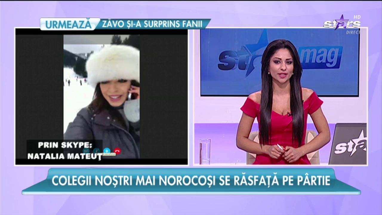Natalia Mateuţ se răsfaţă pe p&acirc;rtie