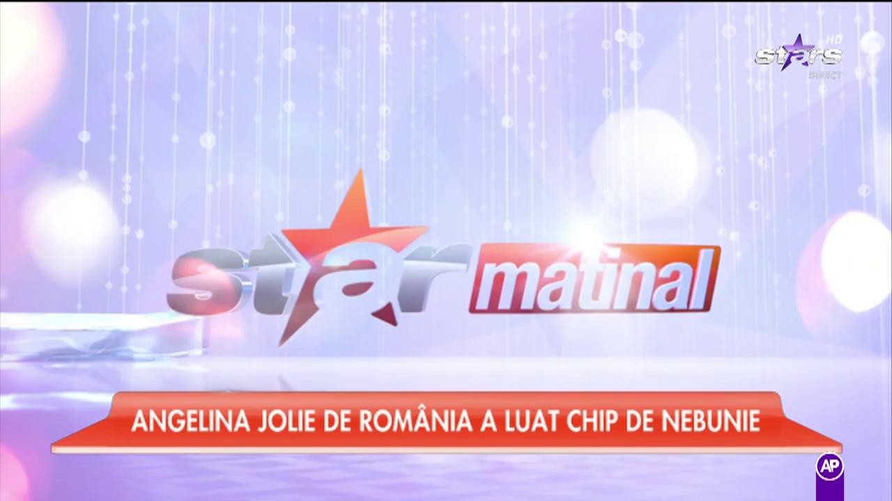 Angelina Jolie de Rom&acirc;nia a luat chip de nebunie