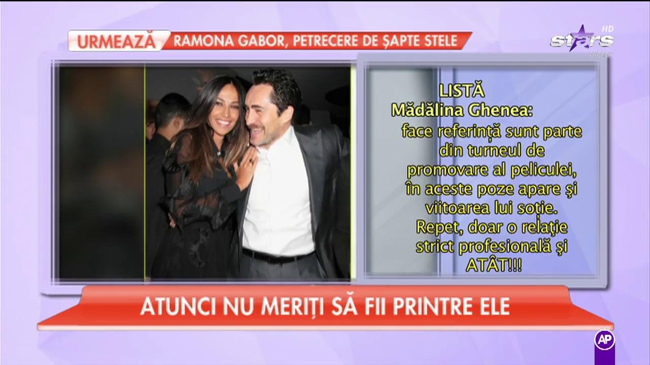 Mădălina Ghenea și-a dezvăluit dosarul iubițlor și i-a caracterizat pe toți !