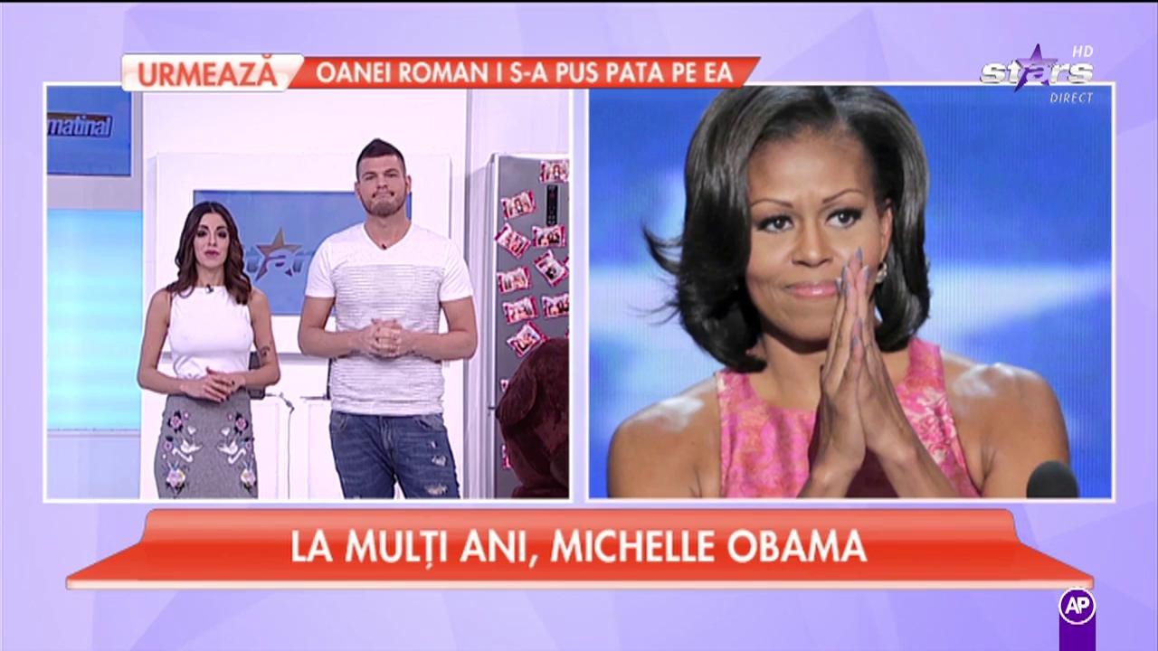 Michelle Obama este sărbătorita zilei! Soţia fostului preşedinte al Americii &icirc;mplineşte astăzi v&acirc;rsta de 53 de ani