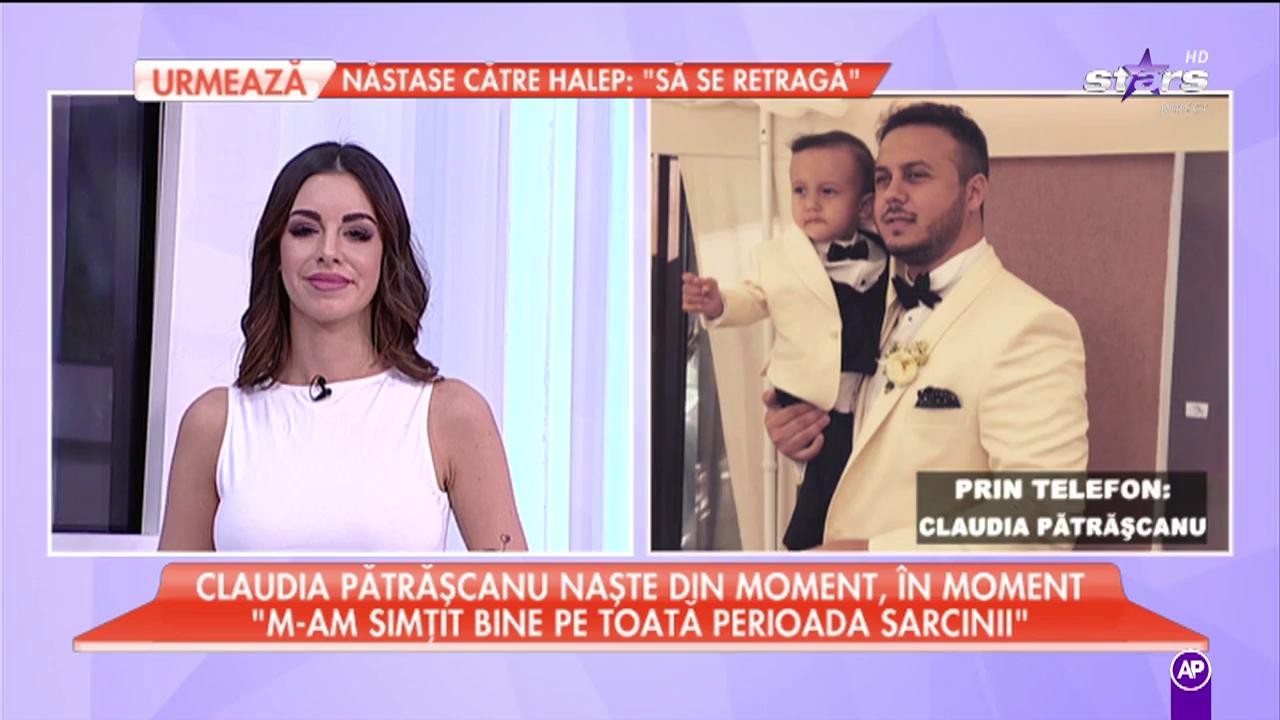 Claudia Pătrășcanu naște din moment, &icirc;n moment. "M-am simtit bine pe toată perioada sarcinii"
