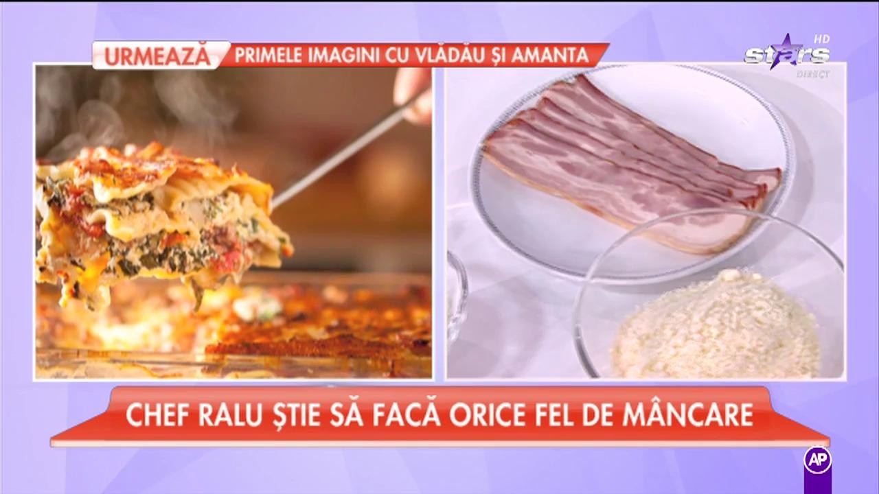 Chef Ralu ne gătește lasagna cu carne tocată și sos bechamel