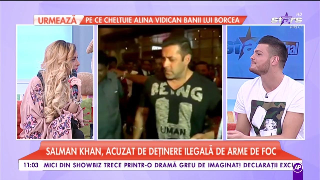 Salman Khan, acuzat de deținere ilegală de arme de foc
