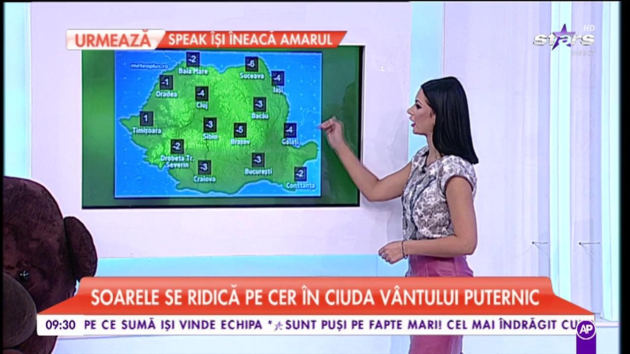 Vreme 19 ianuarie 2017 - Să fie distracţie şi voie bună, astăzi soarele răsare pe strada noastră