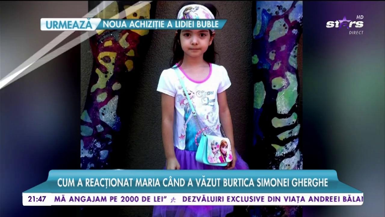 Fetița Daniela Gyorfi a făcut cunoștință cu bebelușul din burtica Simonei Gherghe!
