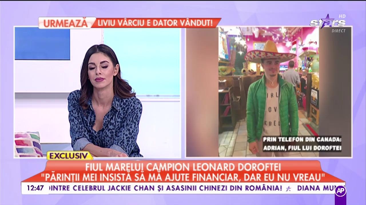 Fiul lui Leonard Doroftei a plecat &icirc;n Canada. Cum a reușit?