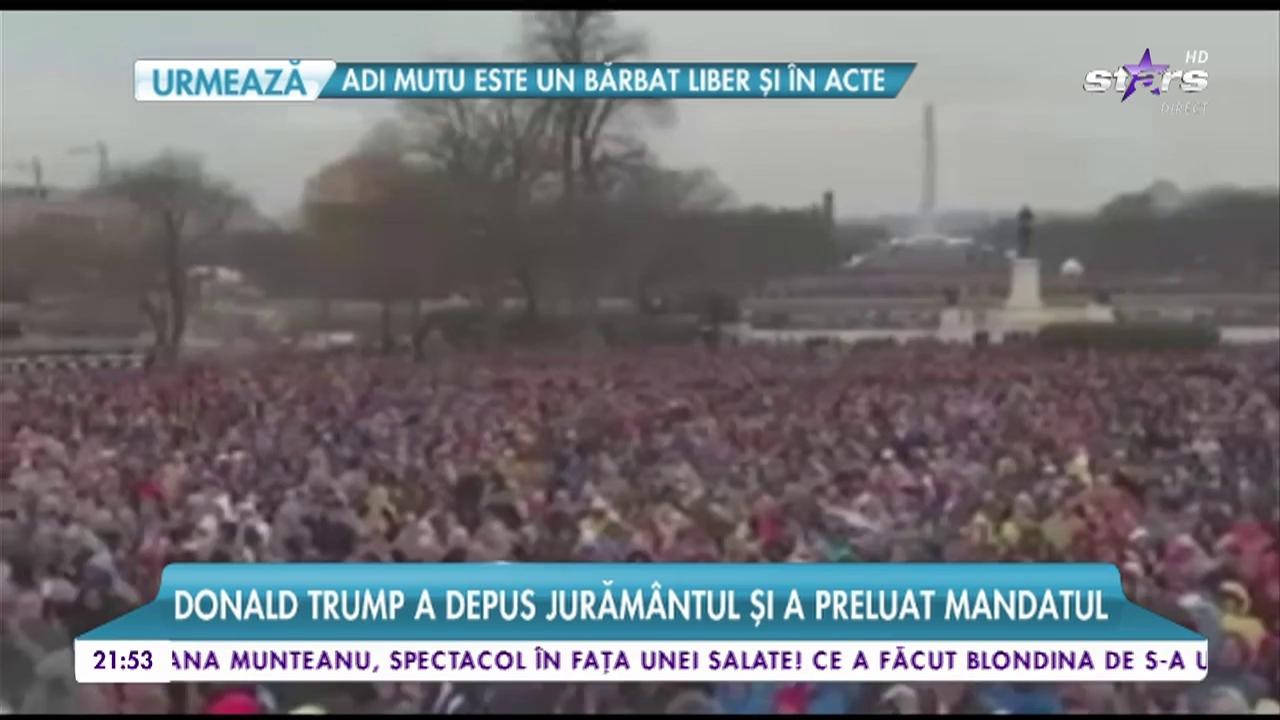 Imagini spectaculoase de la ceremonia de &icirc;nvestitură a lui Donald Trump