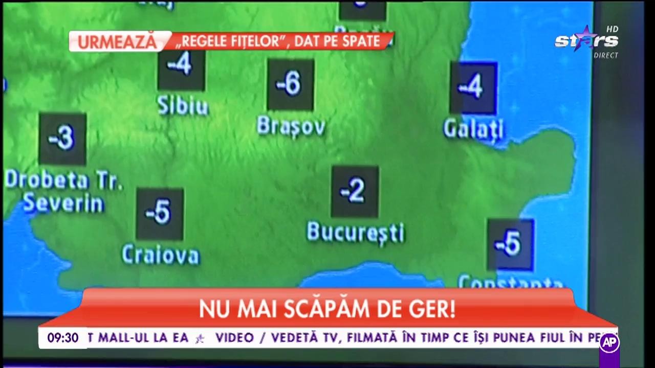 Meteorologii au emis cod galben de ger &icirc;n 20 de județe