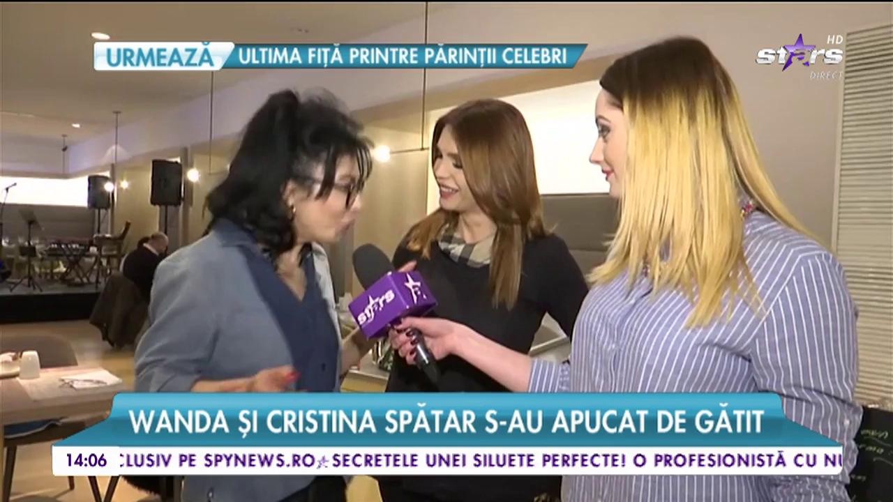 Cristina Sp[tar și Dj Wanda s-au apucat de gătit