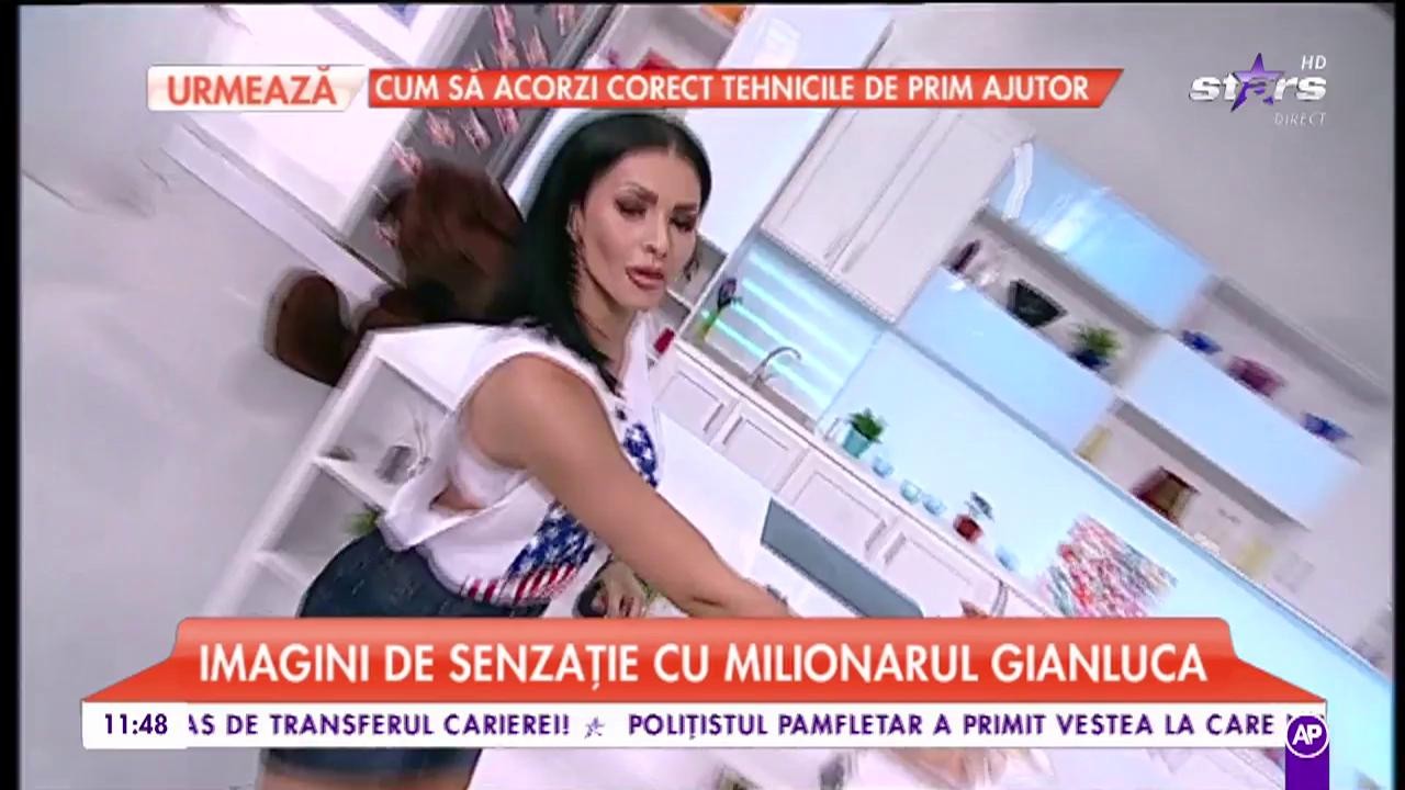 Imagini de senzație cu milionarul Gianluca