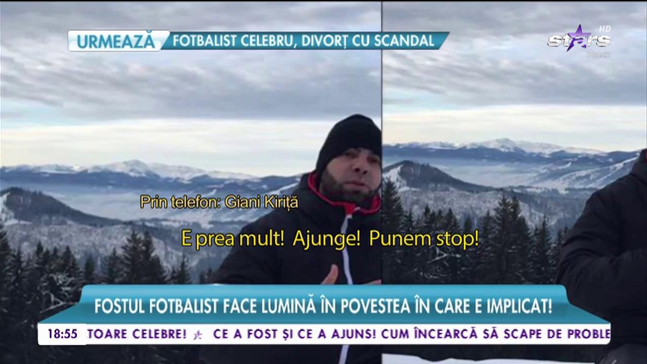 Giani Kiriță vorbeşte despre acuzaţiile de trafic de droguri! Fostul fotbalist lămureşte totul