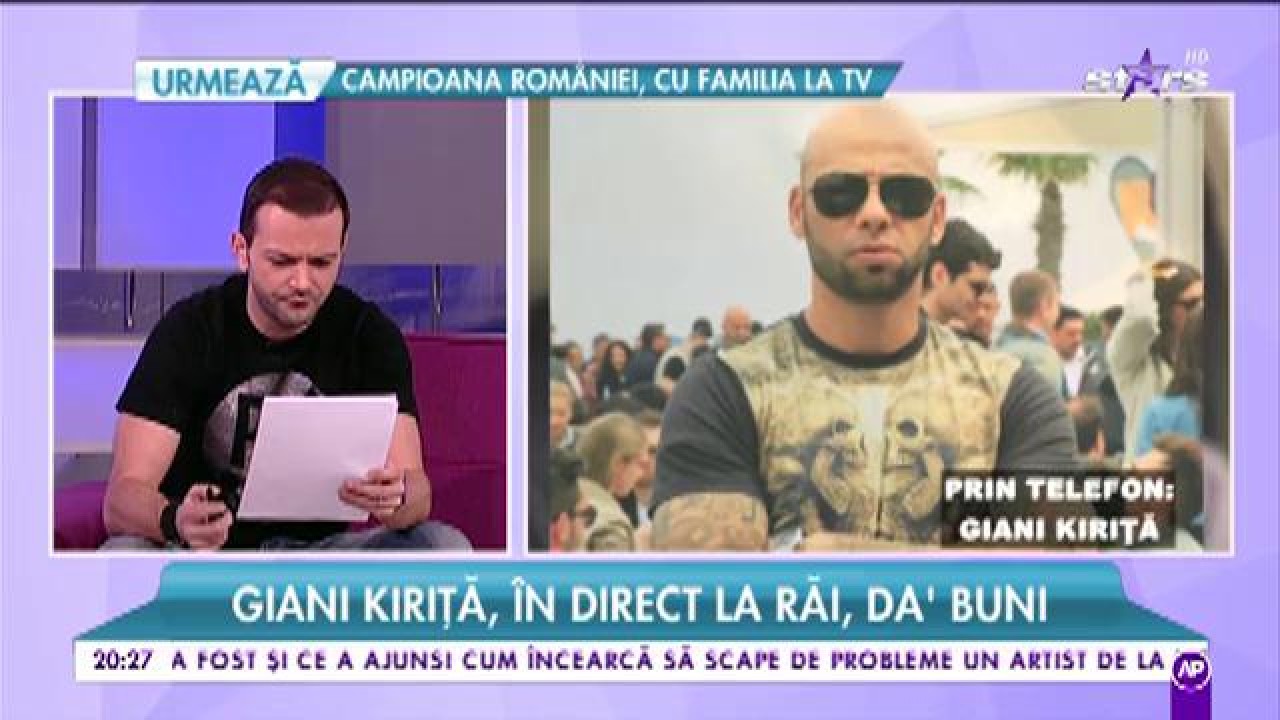 Giani Kiriţă, după ştirea conform căreia este suspectat de trafic de droguri: &rdquo;Știu cine vrea să-mi facă rău&rdquo;