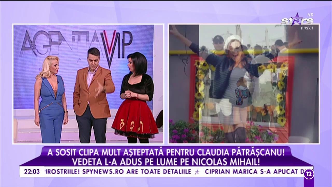 Claudia Pătrăşcanu a adus pe lume cel de-al doilea copil!