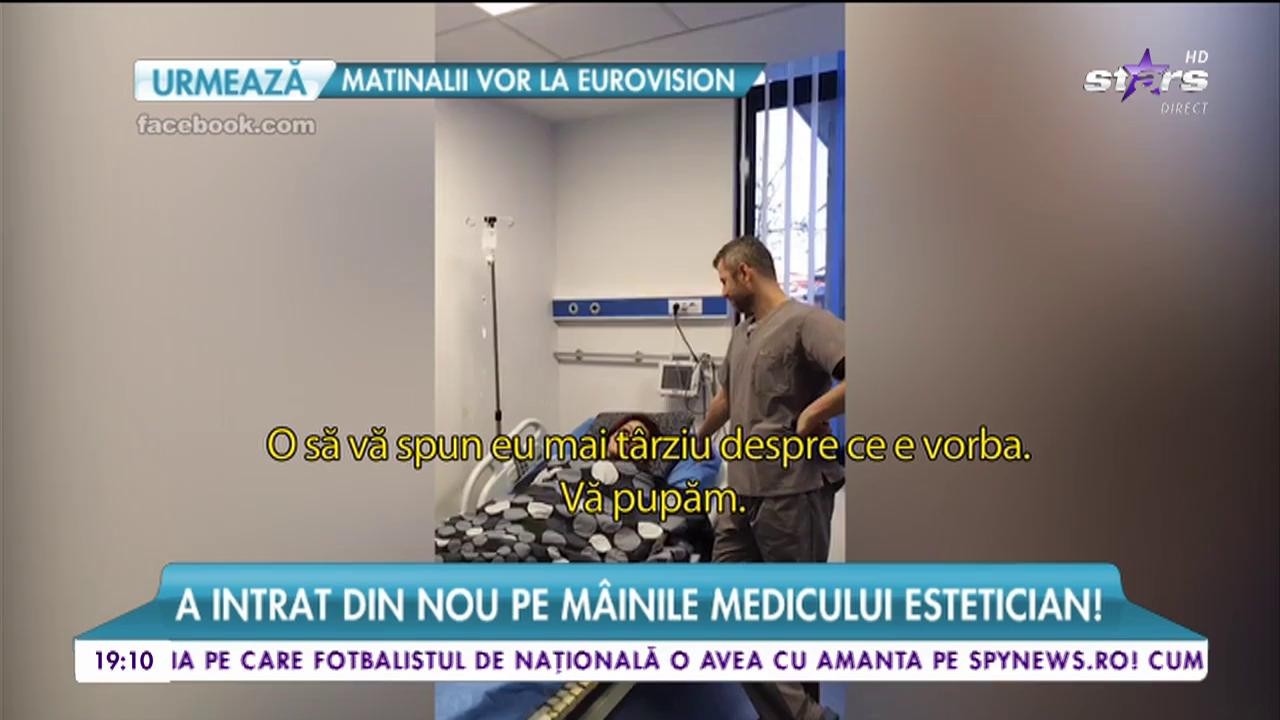Primele imagini cu Nicoleta Luciu după ce a ajuns din nou pe masa de operaţie