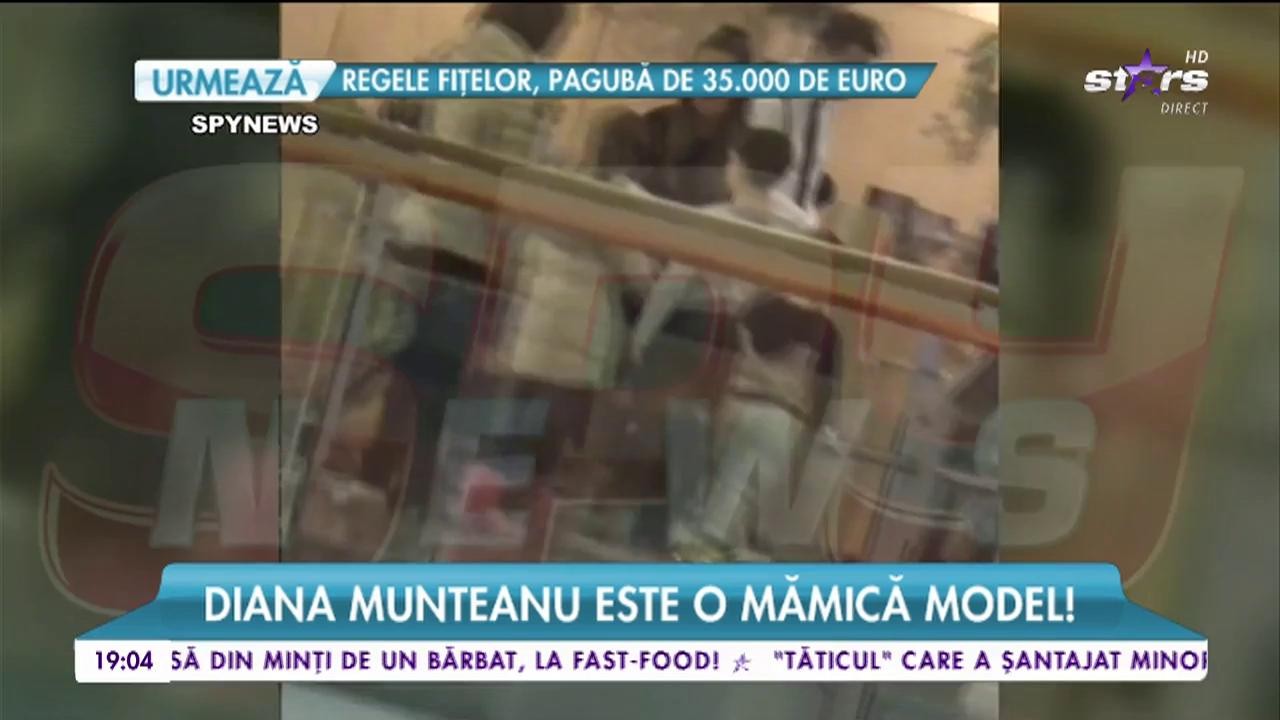 Diana Munteanu este o mămică model