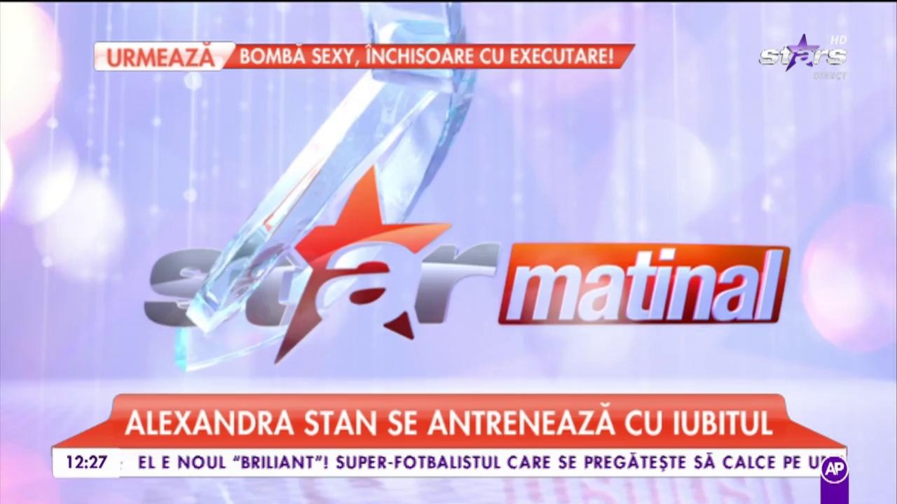 Alexandra Stan se antrenează cu iubitul!