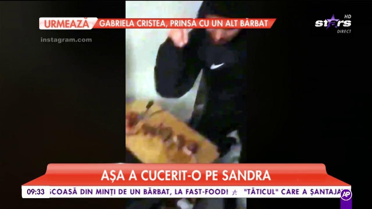 Adrian Mutu a trecut la cratiță. Așa a cucerit-o pe Sandra