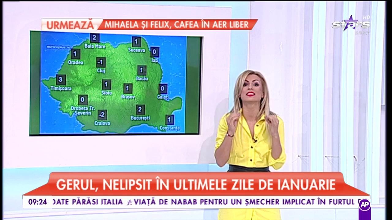 Meteo! Gerul, nelipsit &icirc;n ultimele zile de ianuarie
