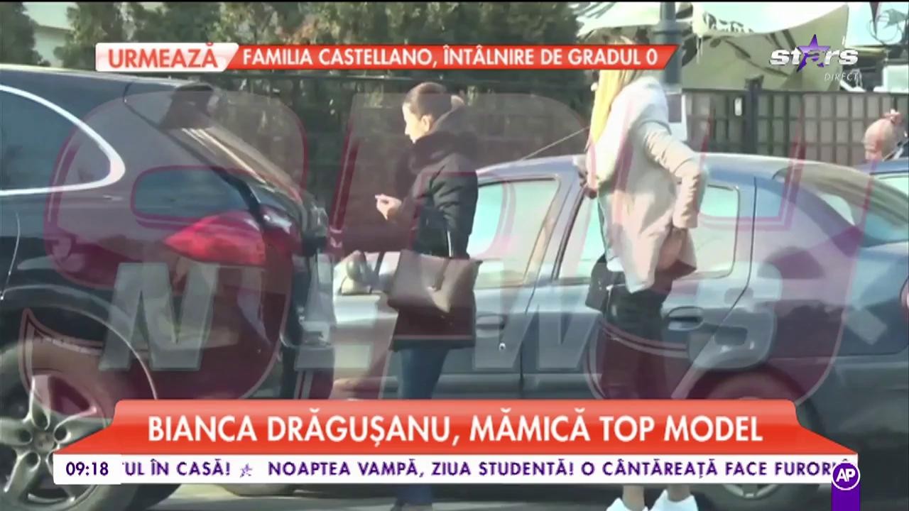 Bianca Drăgușanu, mămică top model