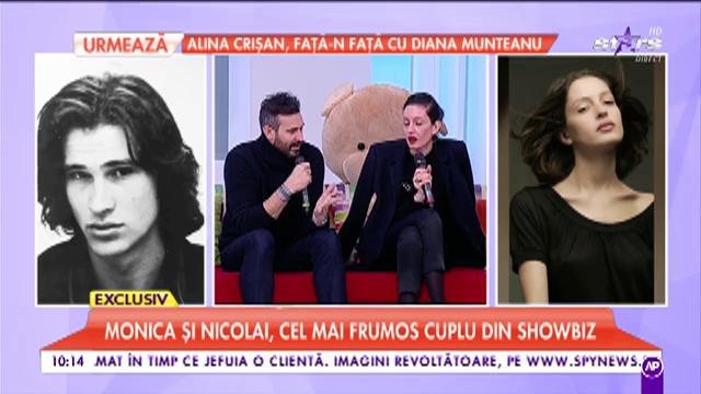 Monica și Nicolai, cel mai frumos cuplu din showbiz