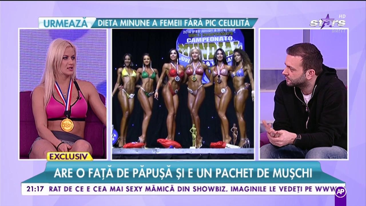 Ioana Șulea, campioana mondială &icirc;n bikini "Mă antrenez cot la cot cu băieții"