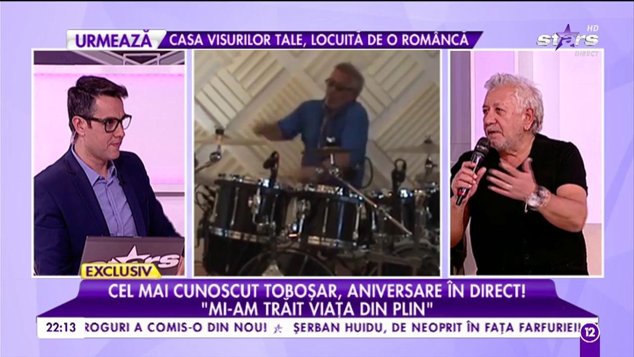 Ovidiu Lipan Țăndărică, cel mai cunoscut toboșar, &icirc;și sărbătorește ziua de naștere &icirc;n platoul Agenției VIP