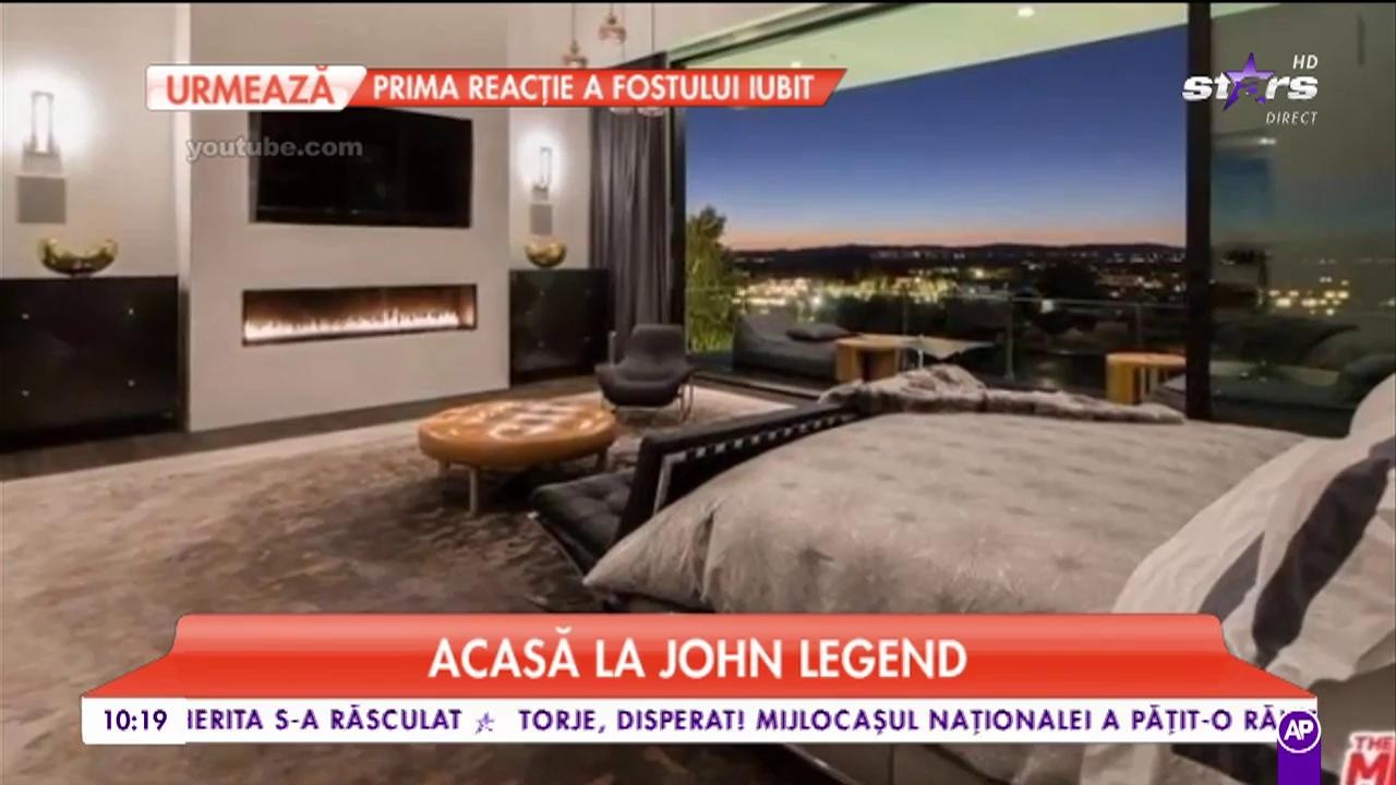 Cum arată casa celebrului c&acirc;ntăreț, John Legend