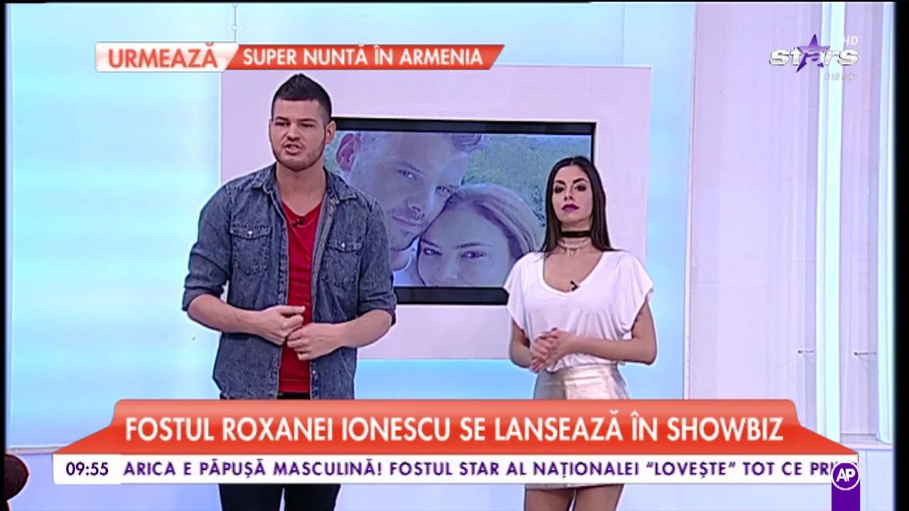 Fostul Roxanei Ionescu se lansează &icirc;n showbiz