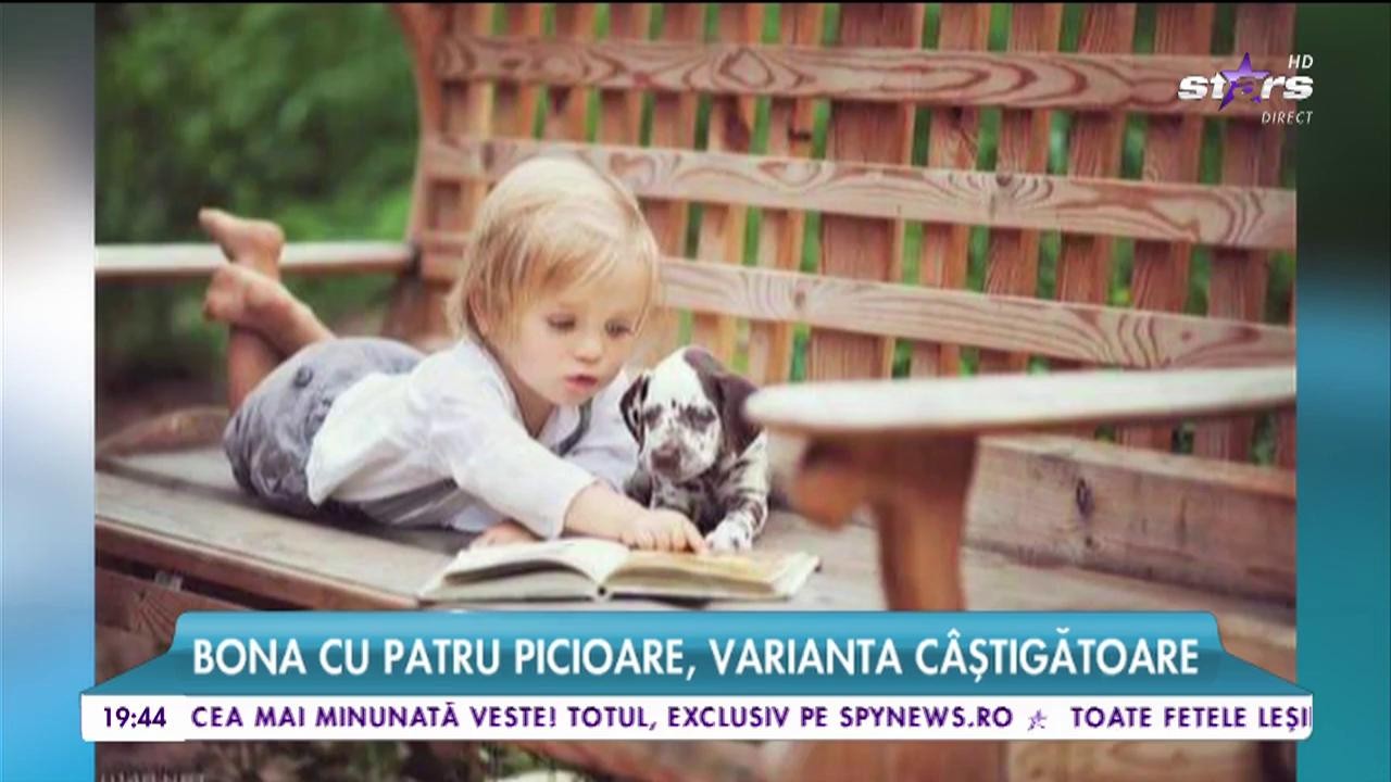 C&acirc;inii pot fi bona perfectă pentru copii!