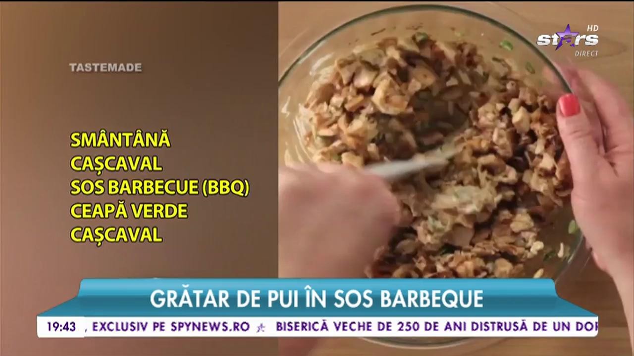 O reţetă delicioasă! Grătar de pui &icirc;n sos barbeque