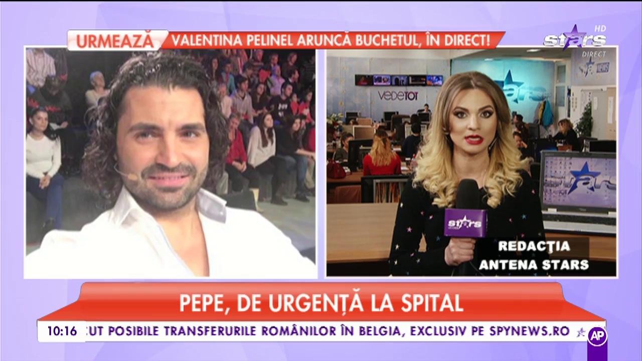 Pepe, de urgență la spital