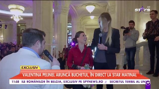 Valentin Pelinel aruncă buchetul, &icirc;n direct la Star Matinal