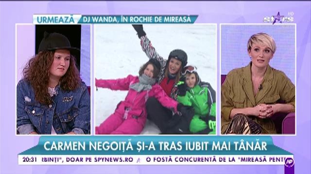 Carmen Negoiţă, prima dată &icirc;ntr-un platou TV alături de copiii ei!